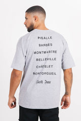 Sixth June - T-shirt district Paris gris