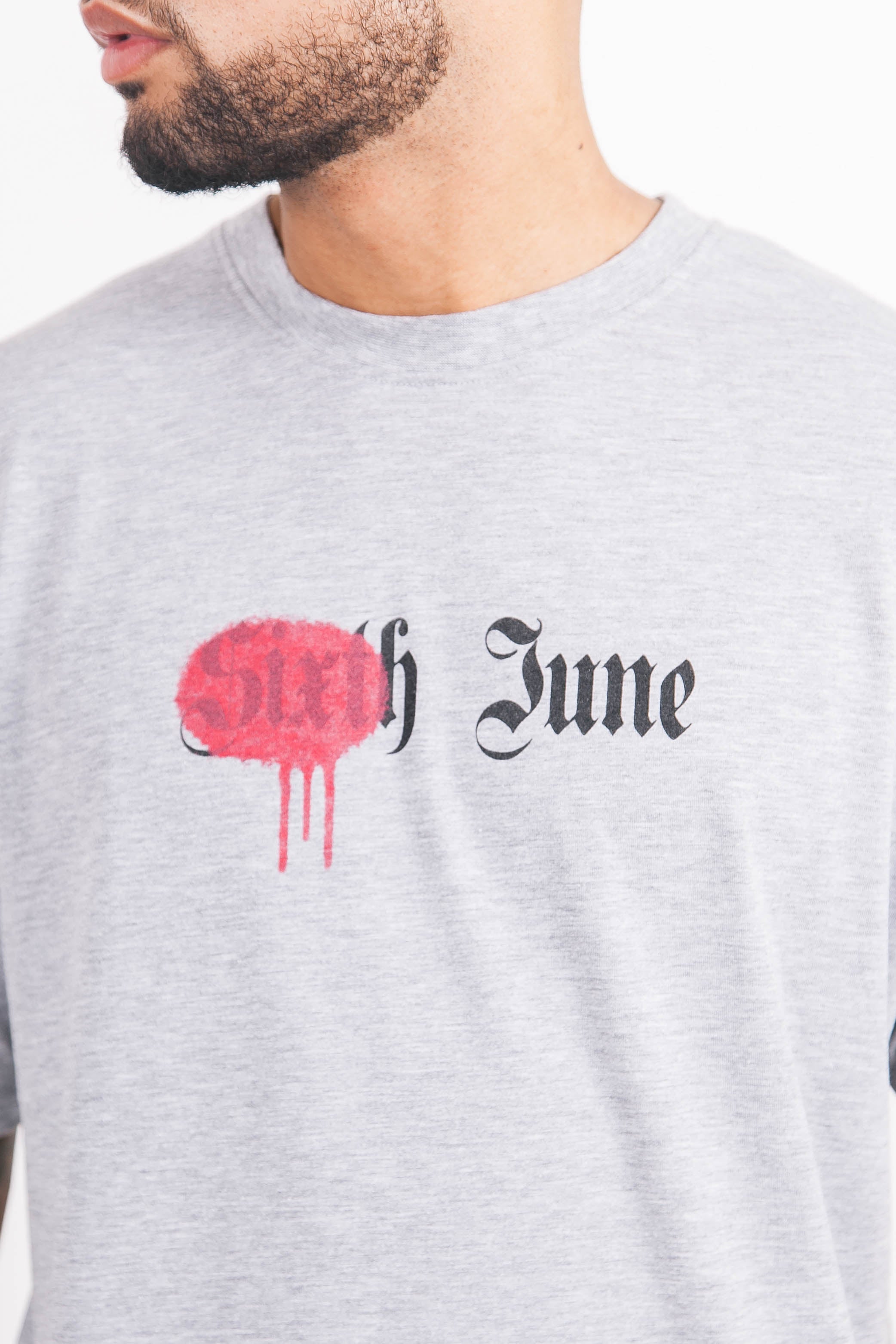 Sixth June - T-shirt district Paris gris