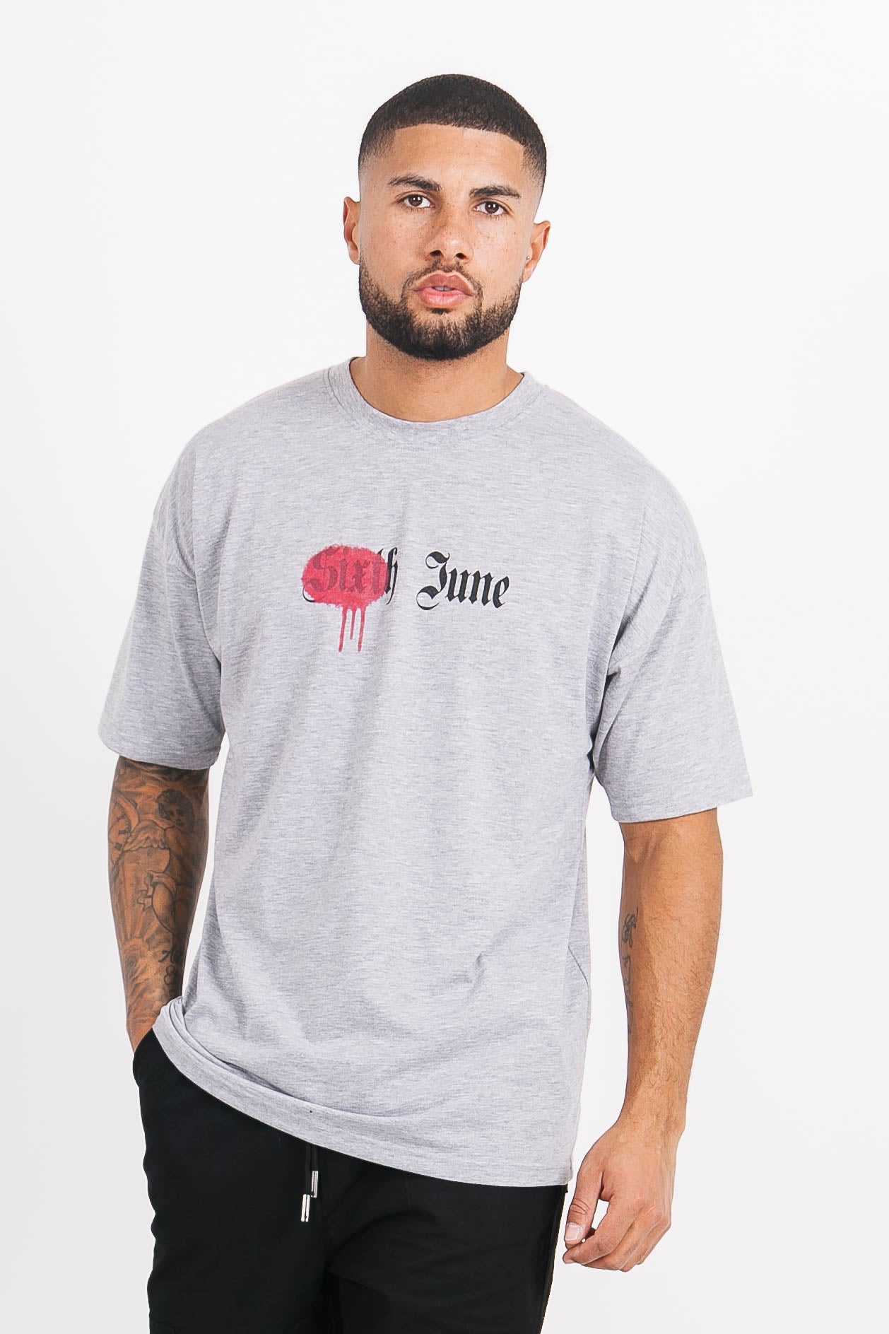 Sixth June - T-shirt district Paris gris