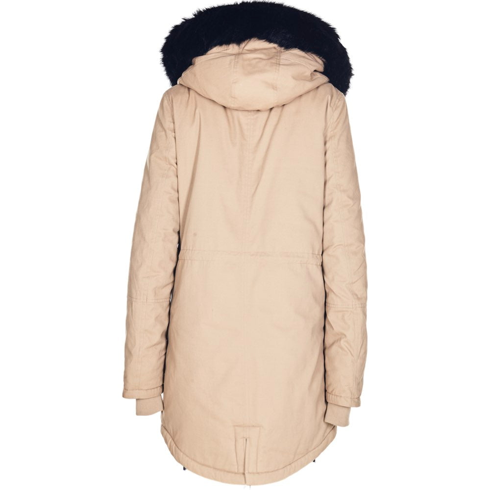 Sixth June - Parka doublure fourrure beige noire