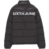Sixth June - Doudoune logo arrière imprimé noire