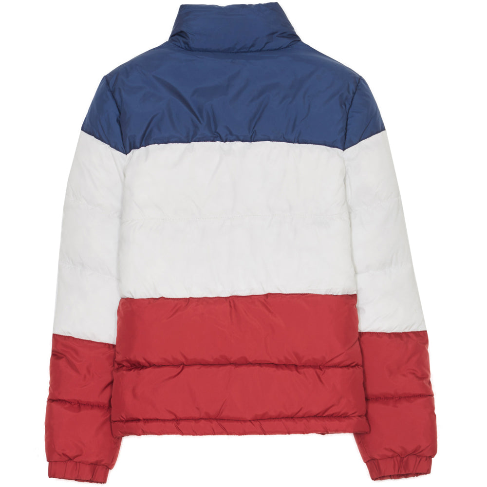 Sixth June - Doudoune tricolore logo bleue rouge blanc