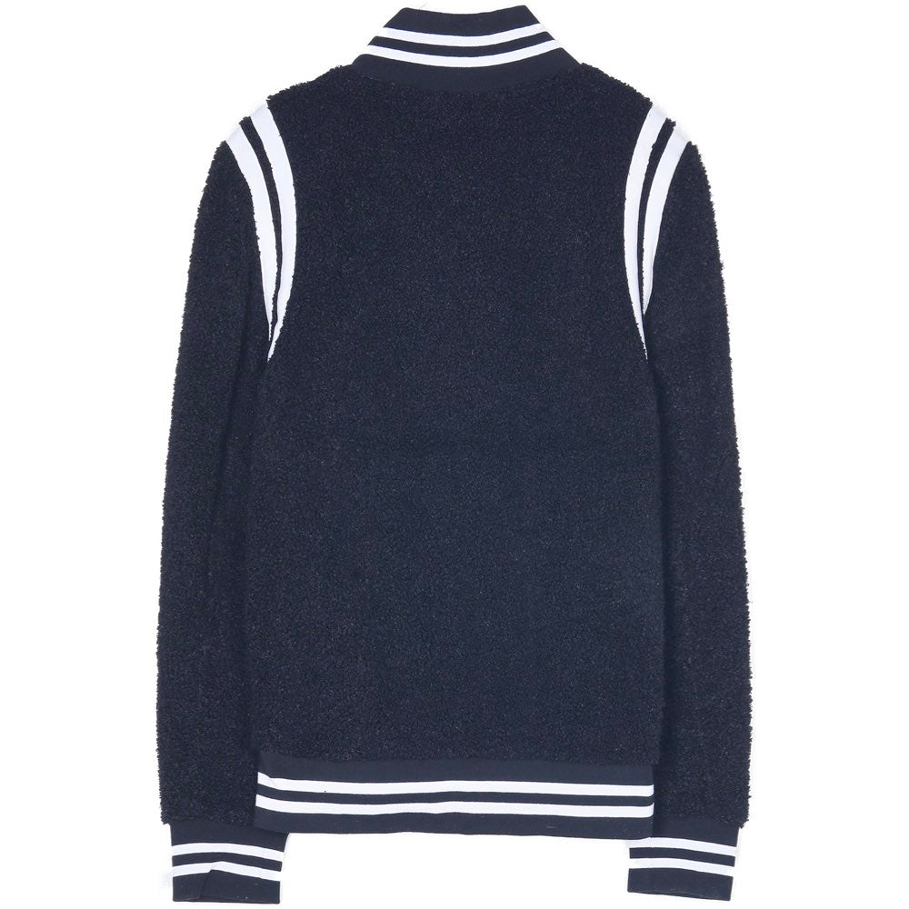 Sixth June - Bomber teddy sherpa bandes noir blanc