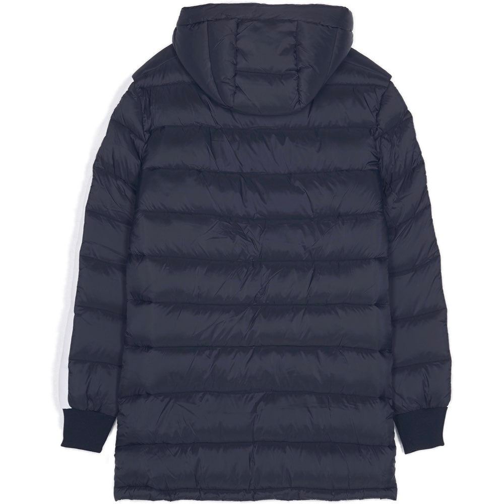 Sixth June - Doudoune mi-longue bandes noire blanc