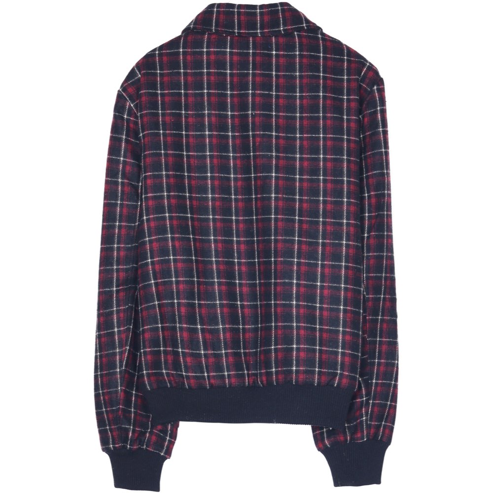 Sixth June - Blouson laine tartan noir rouge