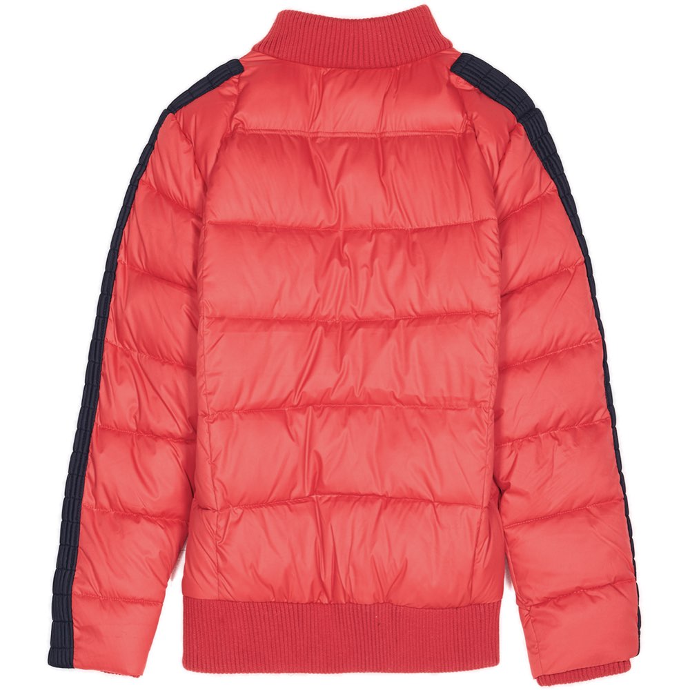 Sixth June - Doudoune courte bandes reliefs rouge noir