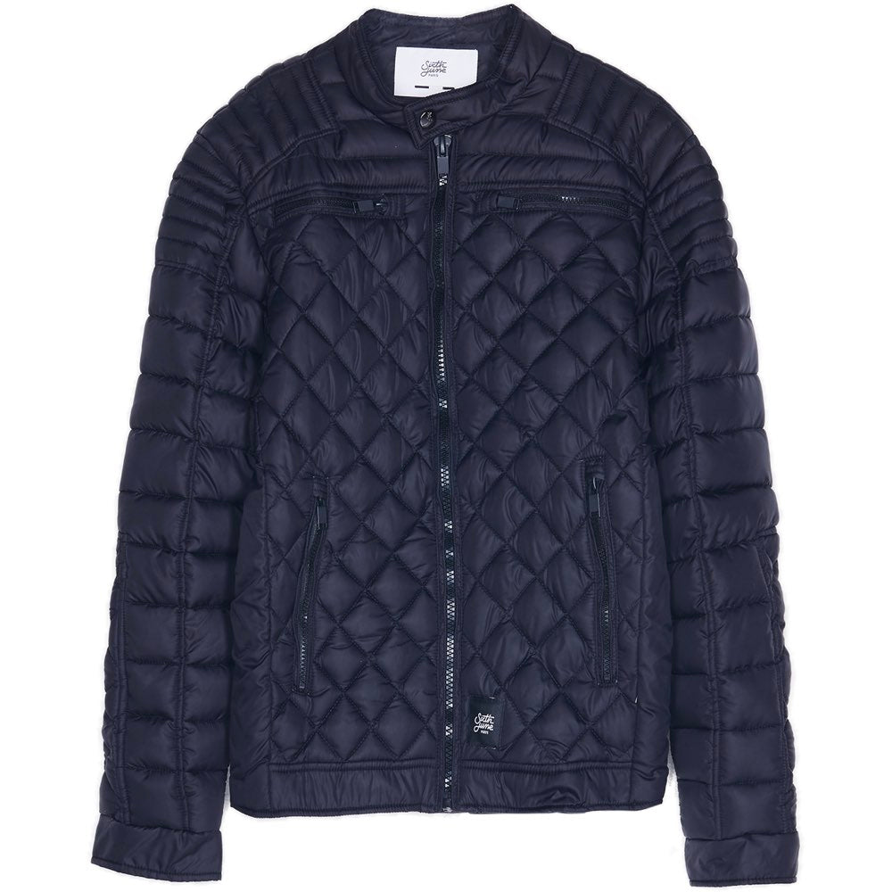 Sixth June - Blouson matelassé ajusté biker noir