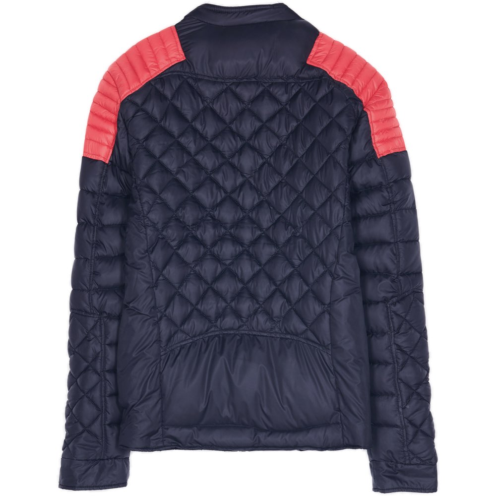 Sixth June - Blouson matelassé ajusté biker noir rouge