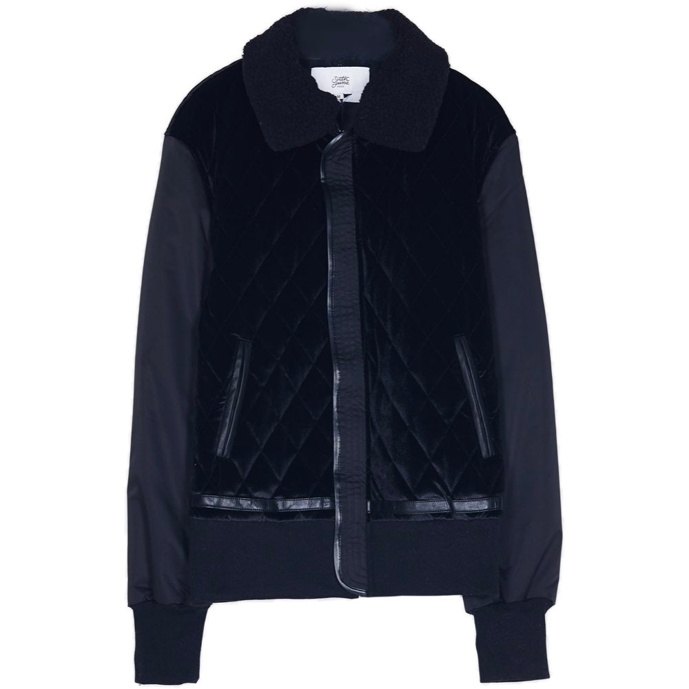 Sixth June - Bomber matelassé velours noir