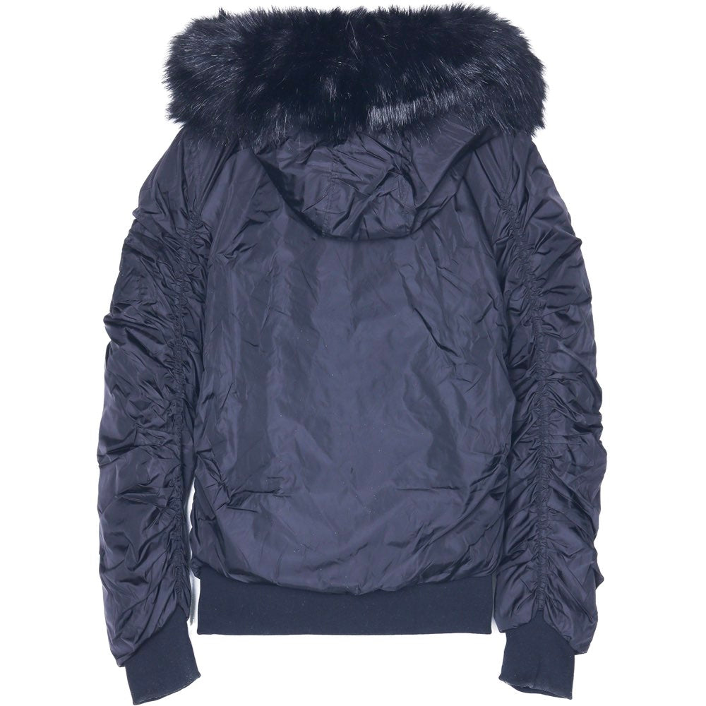 Sixth June - Bomber capuche fourrure noir