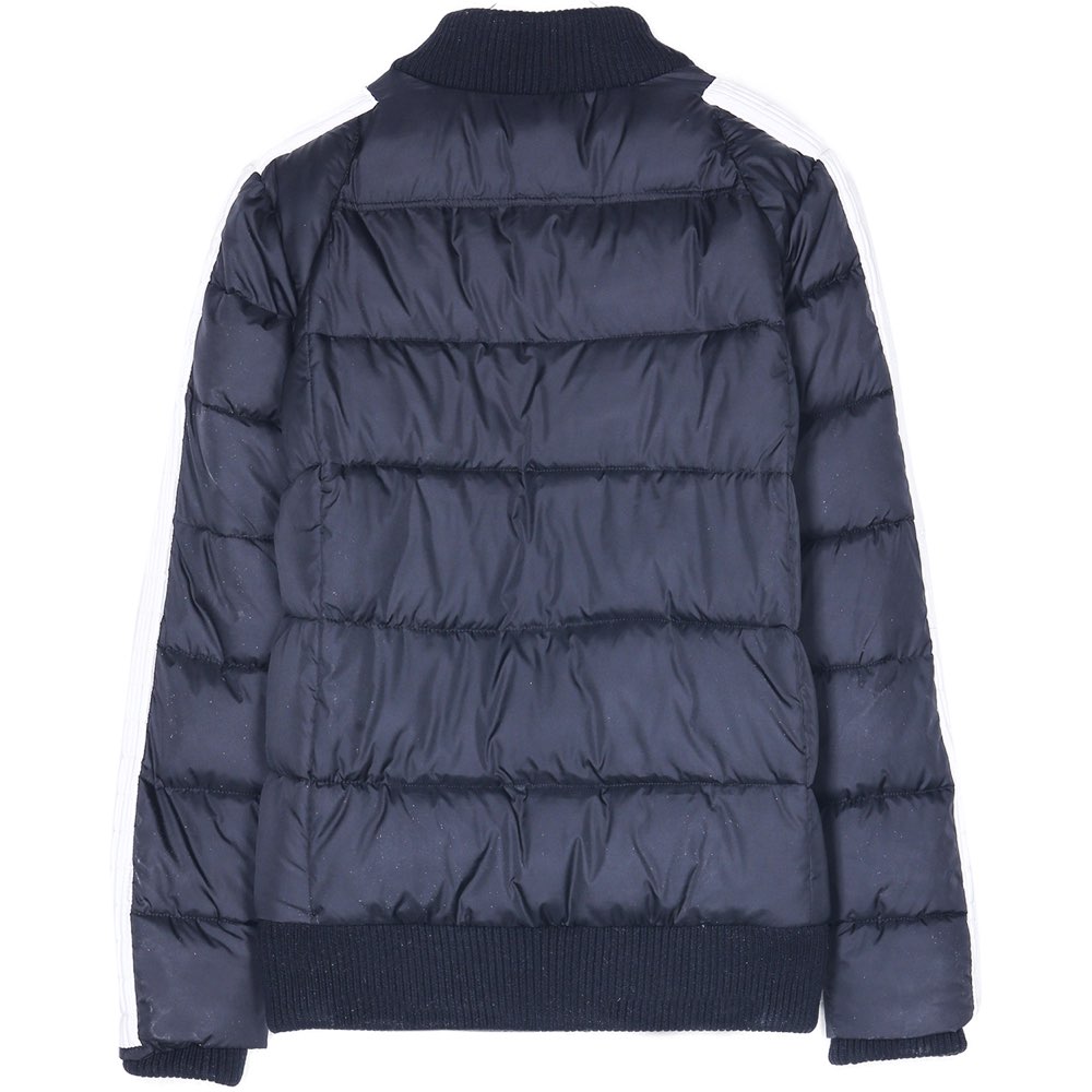 Sixth June - Doudoune courte bandes reliefs noir blanc