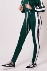 Sixth June - Legging bandes tricolore logo vert