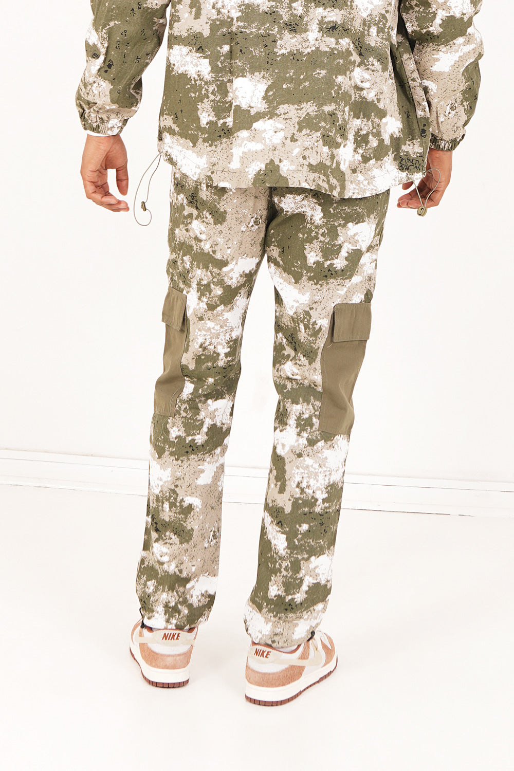 Sixth June - Pantalon cargo militaire Vert kaki