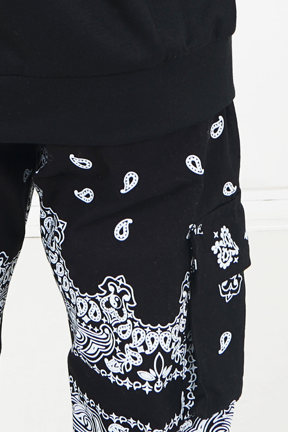Sixth June - Pantalon bandana poches Noir