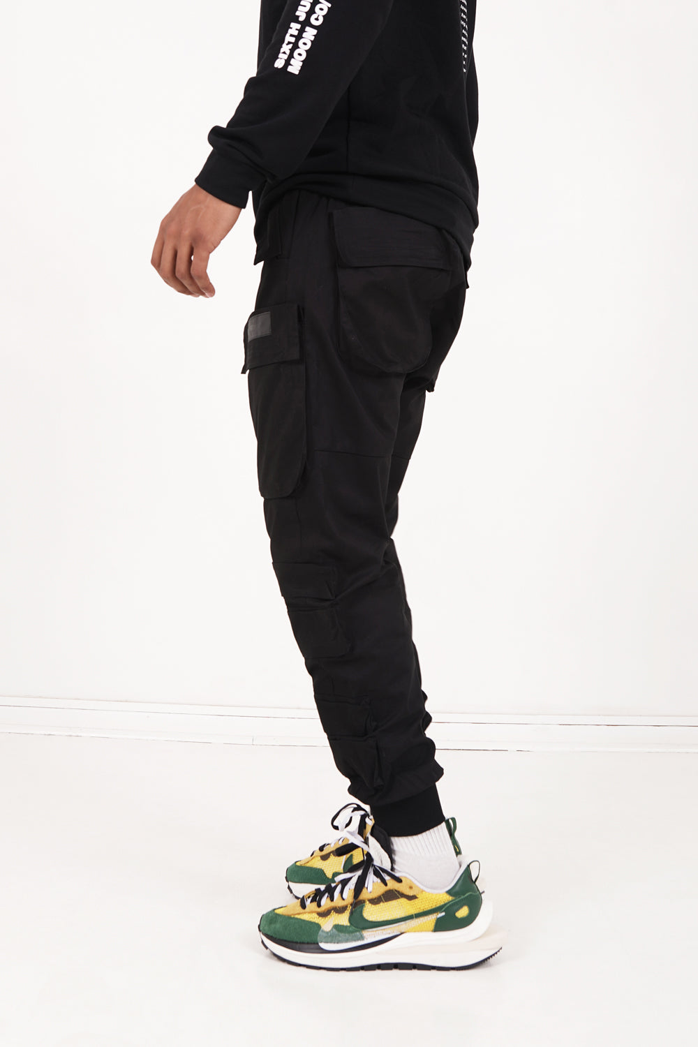 Sixth June - Pantalon cargo tactique large Noir