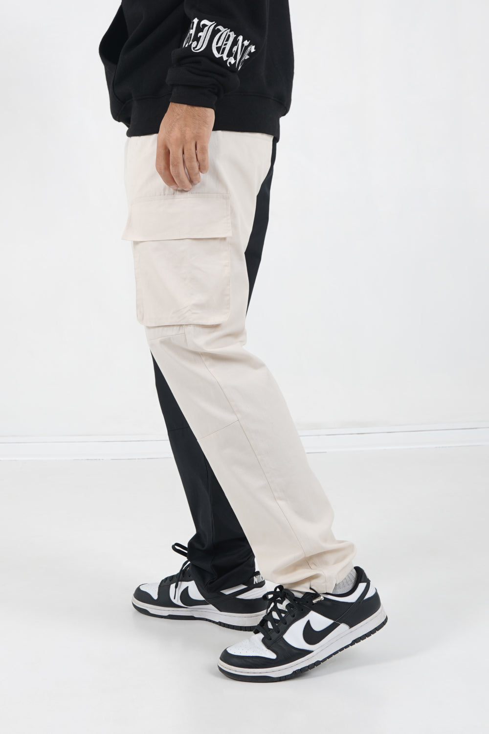Sixth June - Pantalon cargo bicolore poches Multicolore