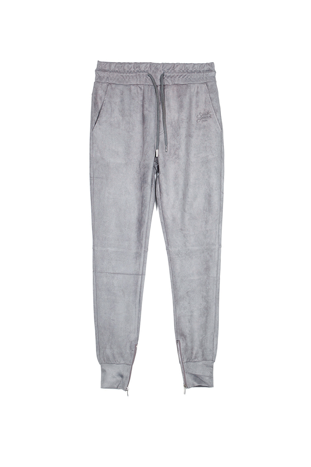 Sixth June - Jogging suède logo Sixth June taupe