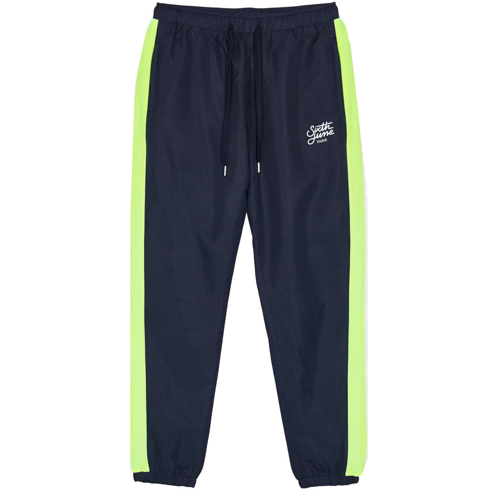 Sixth June - Jogging bandes logo noir jaune