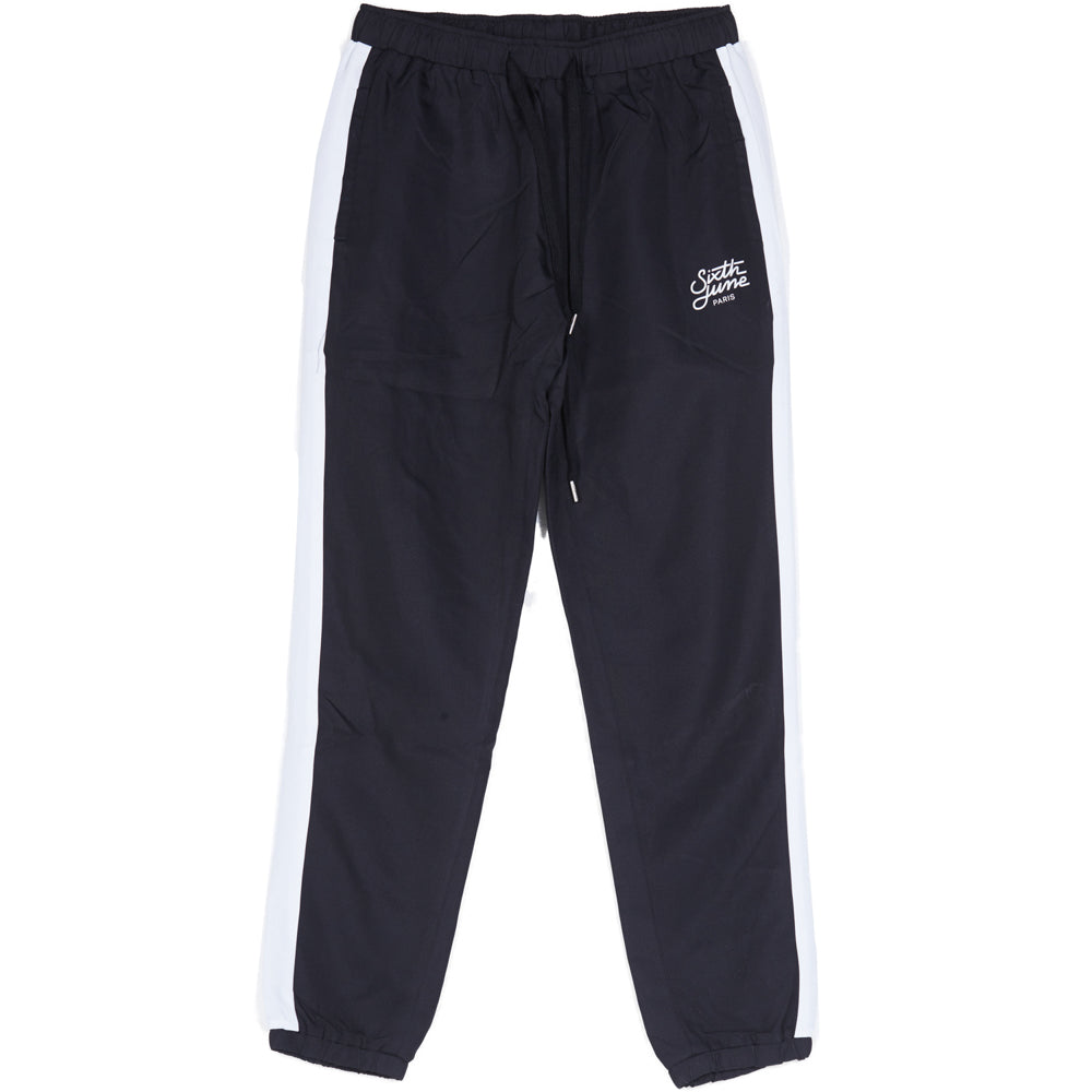 Sixth June - Jogging bandes logo noir blanc