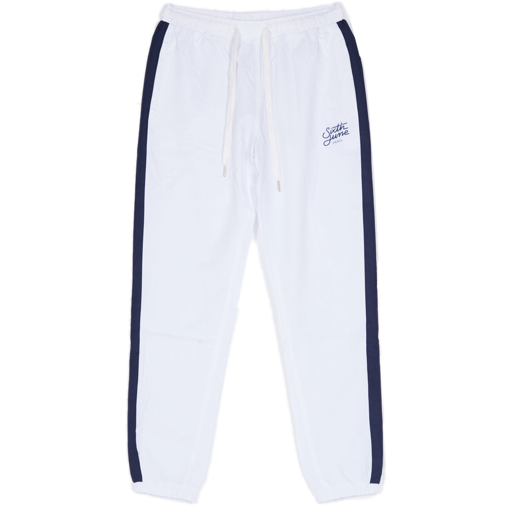 Sixth June - Jogging bandes logo blanc bleu