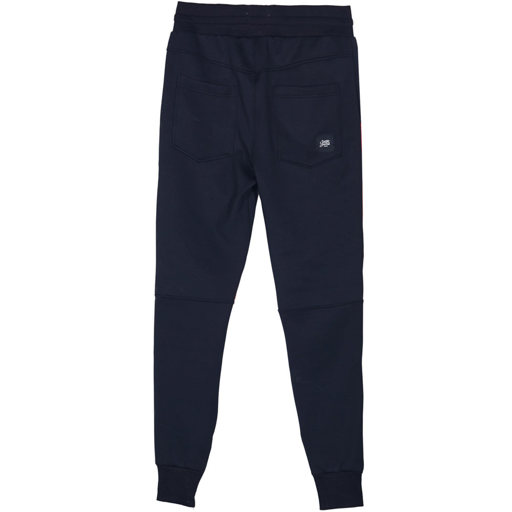 Sixth June - Jogging empiècement biker noir rouge