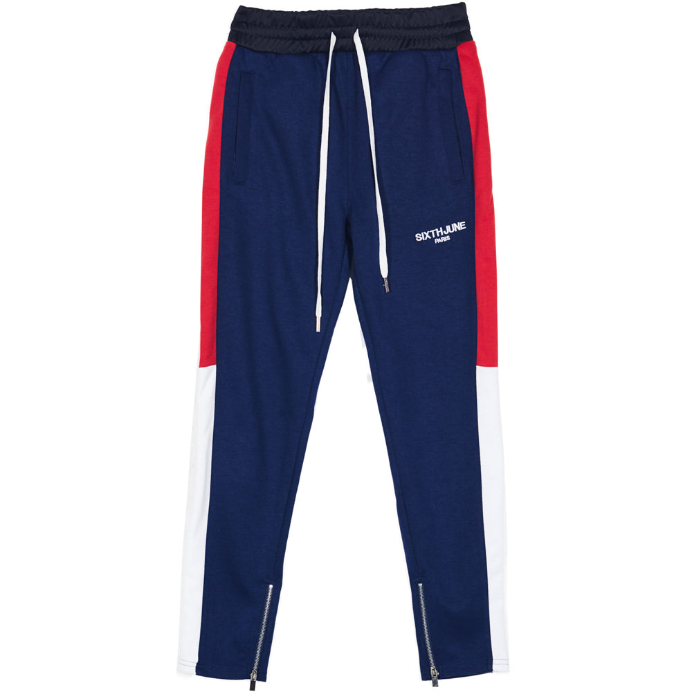 Sixth June - Jogging tricolore bleu blanc rouge