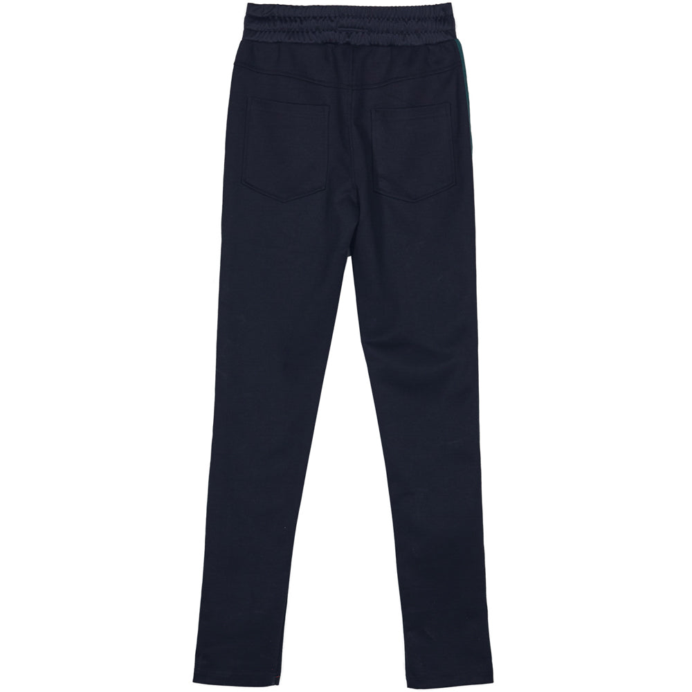 Sixth June - Jogging bandes bicolores noir vert rouge