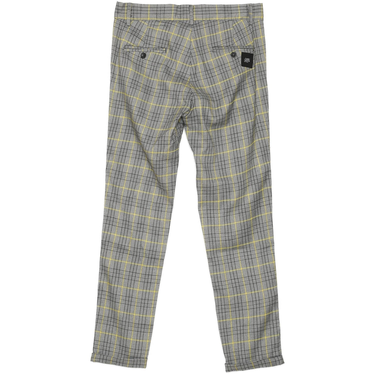 Sixth June - Pantalon Prince de Galles boucle Gris jaune