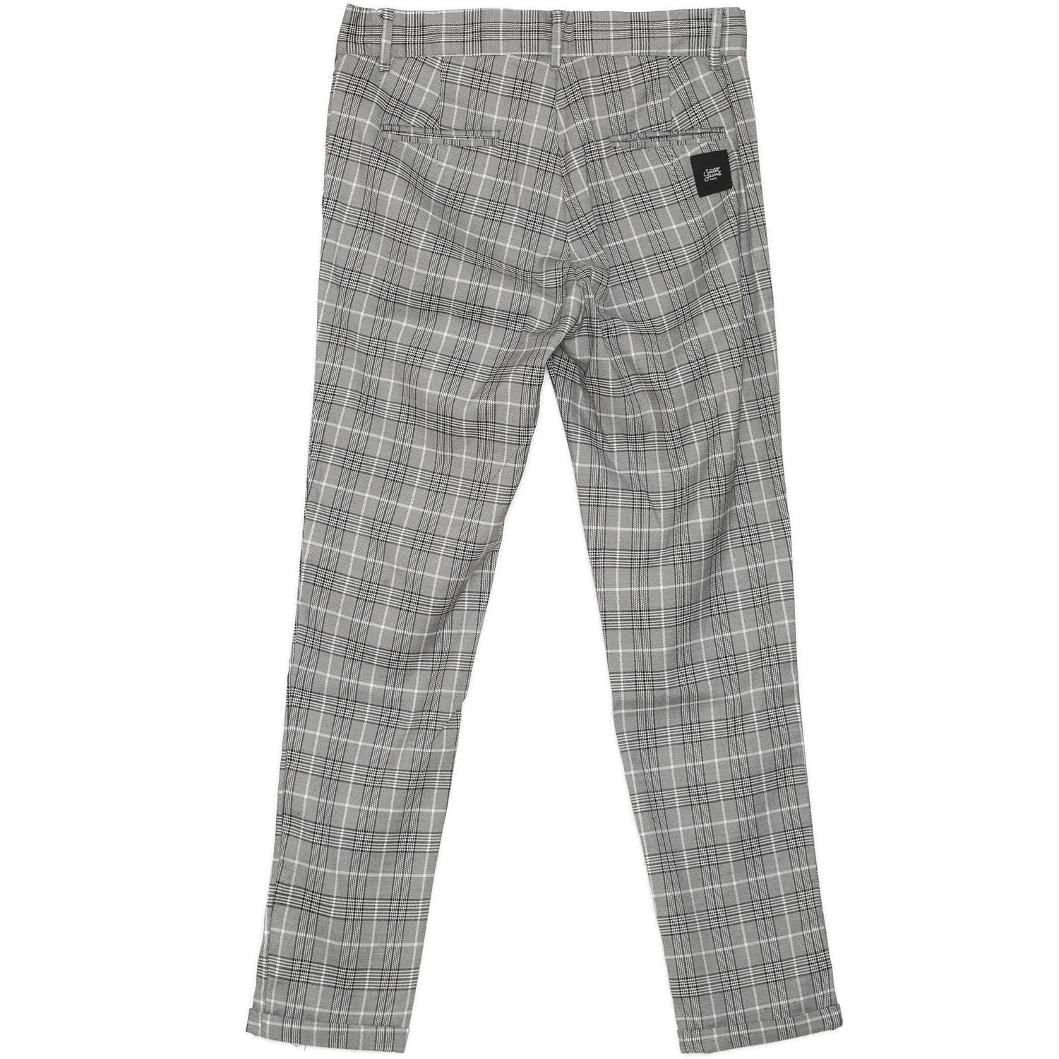 Sixth June - Pantalon Prince de Galles boucle gris noir