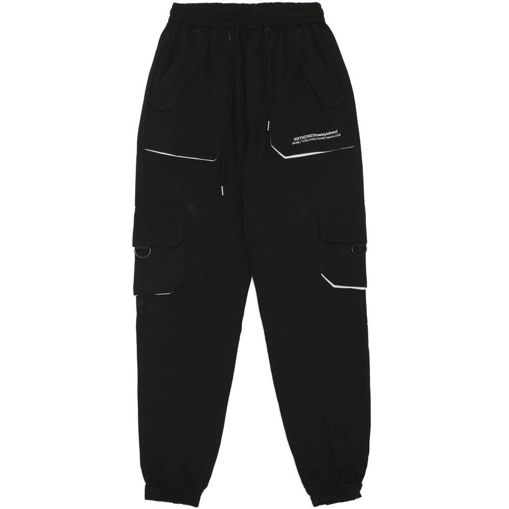 Sixth June - Pantalon cargo large noir