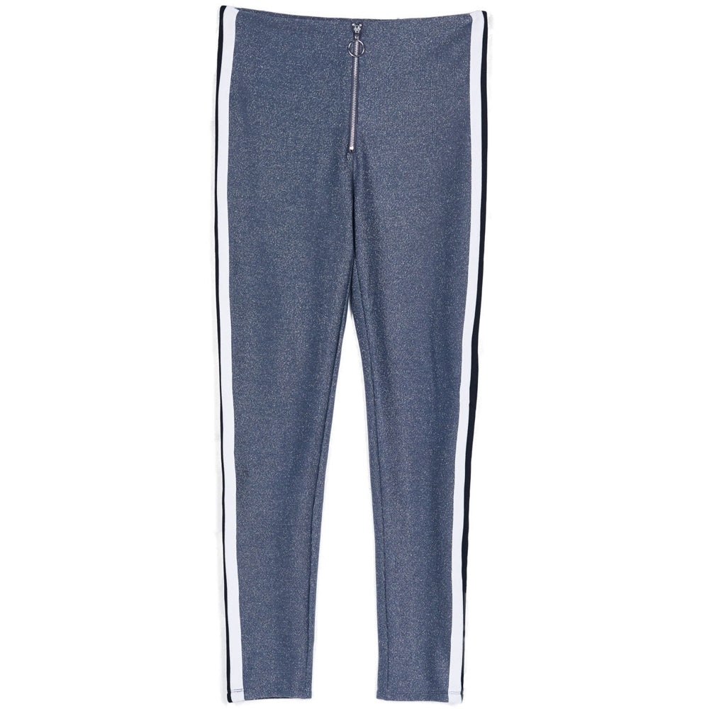 Sixth June - Legging jersey brillant bandes gris
