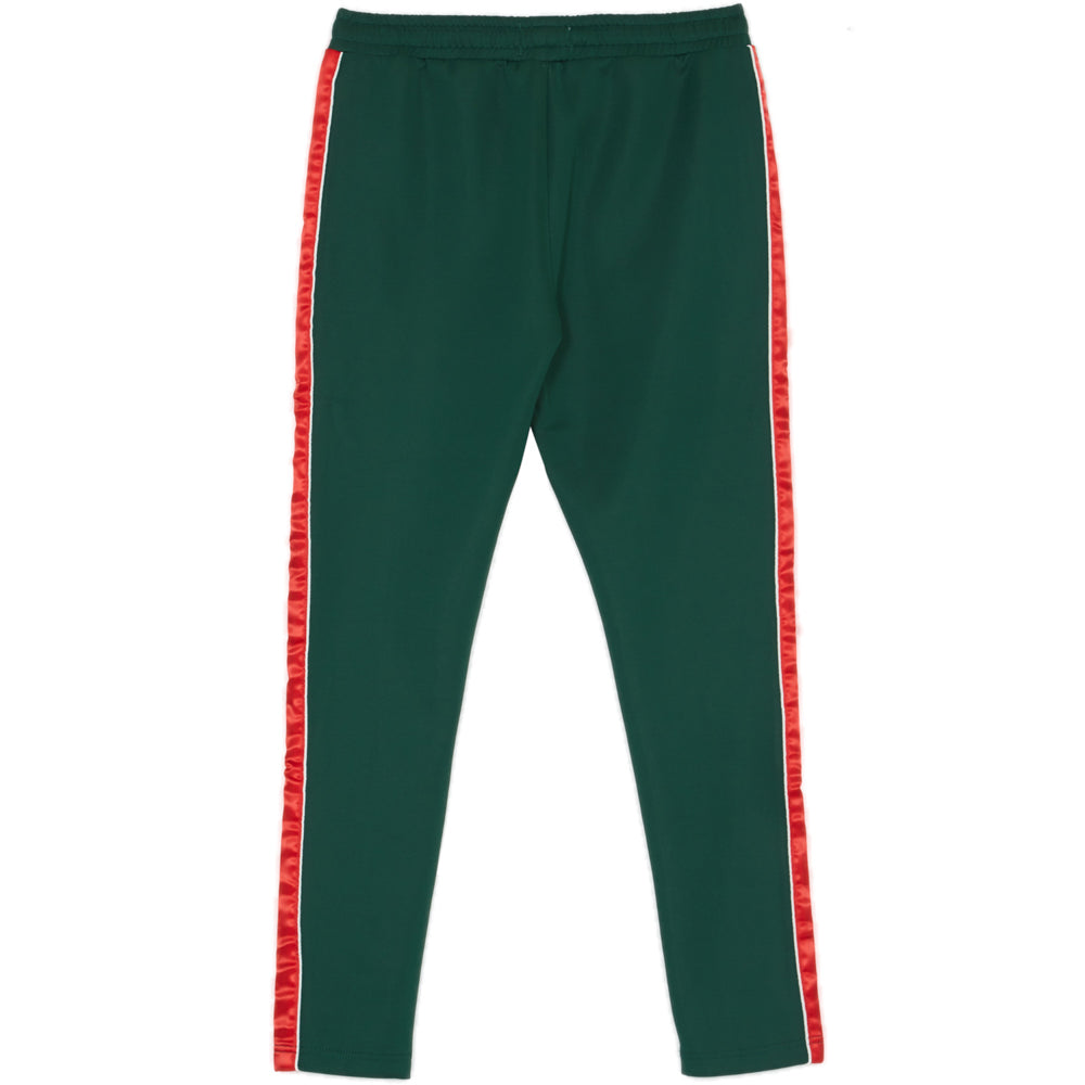 Sixth June - Jogging bandes satin vert