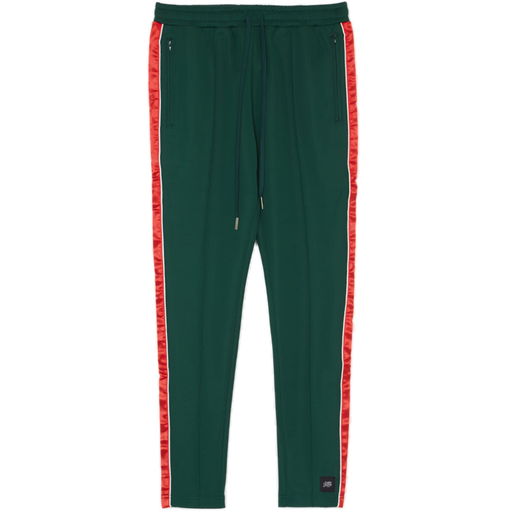 Sixth June - Jogging bandes satin vert