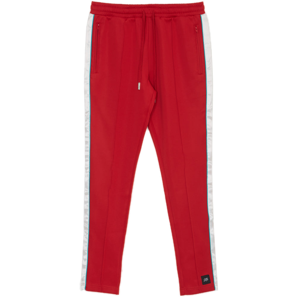 Sixth June - Jogging bandes satin rouge
