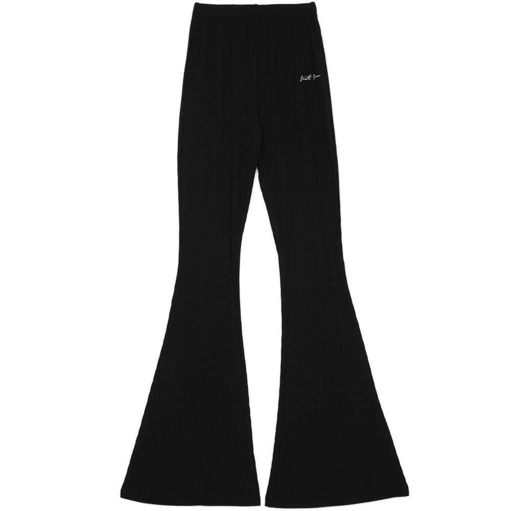 Sixth June - Pantalon évasé logo signature noir