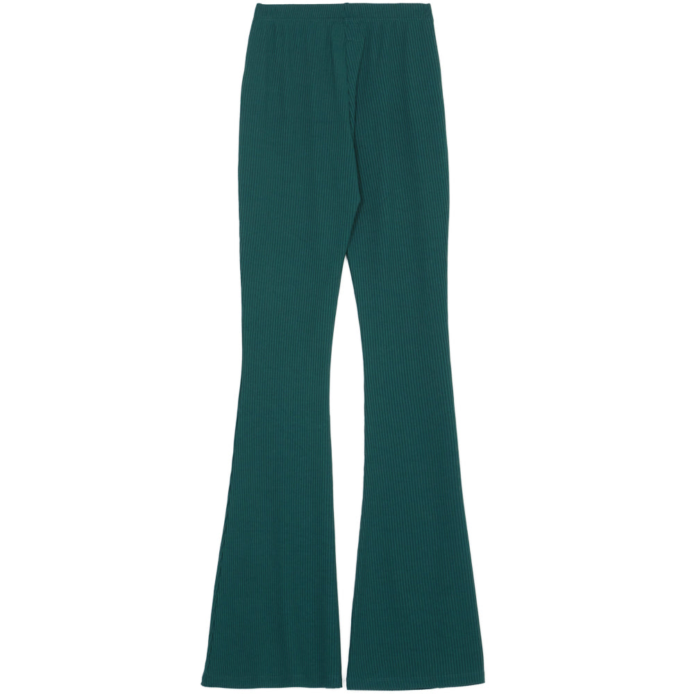 Sixth June - Pantalon flare logo signature vert