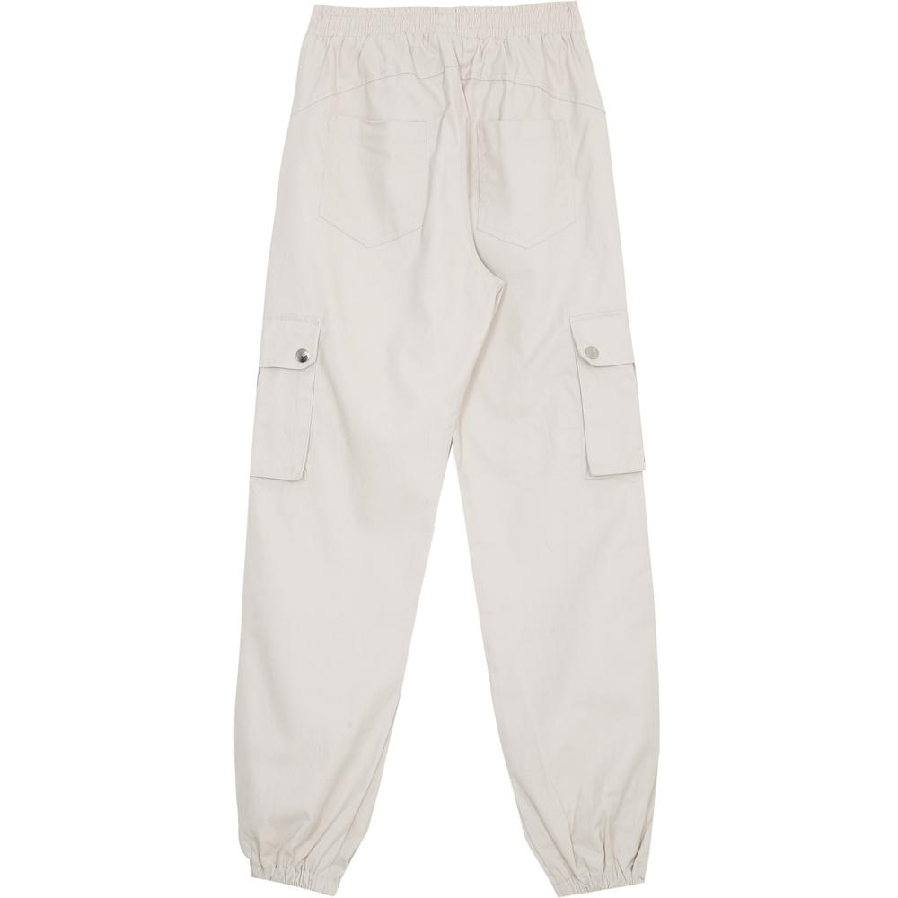 Beige weite Cargohose
