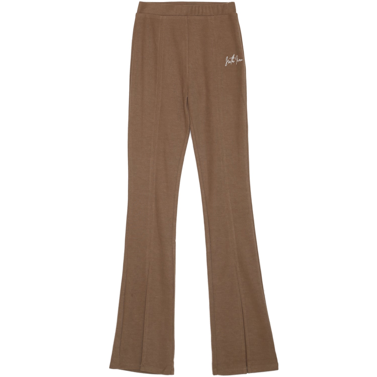 Sixth June - Pantalon évasé fente beige