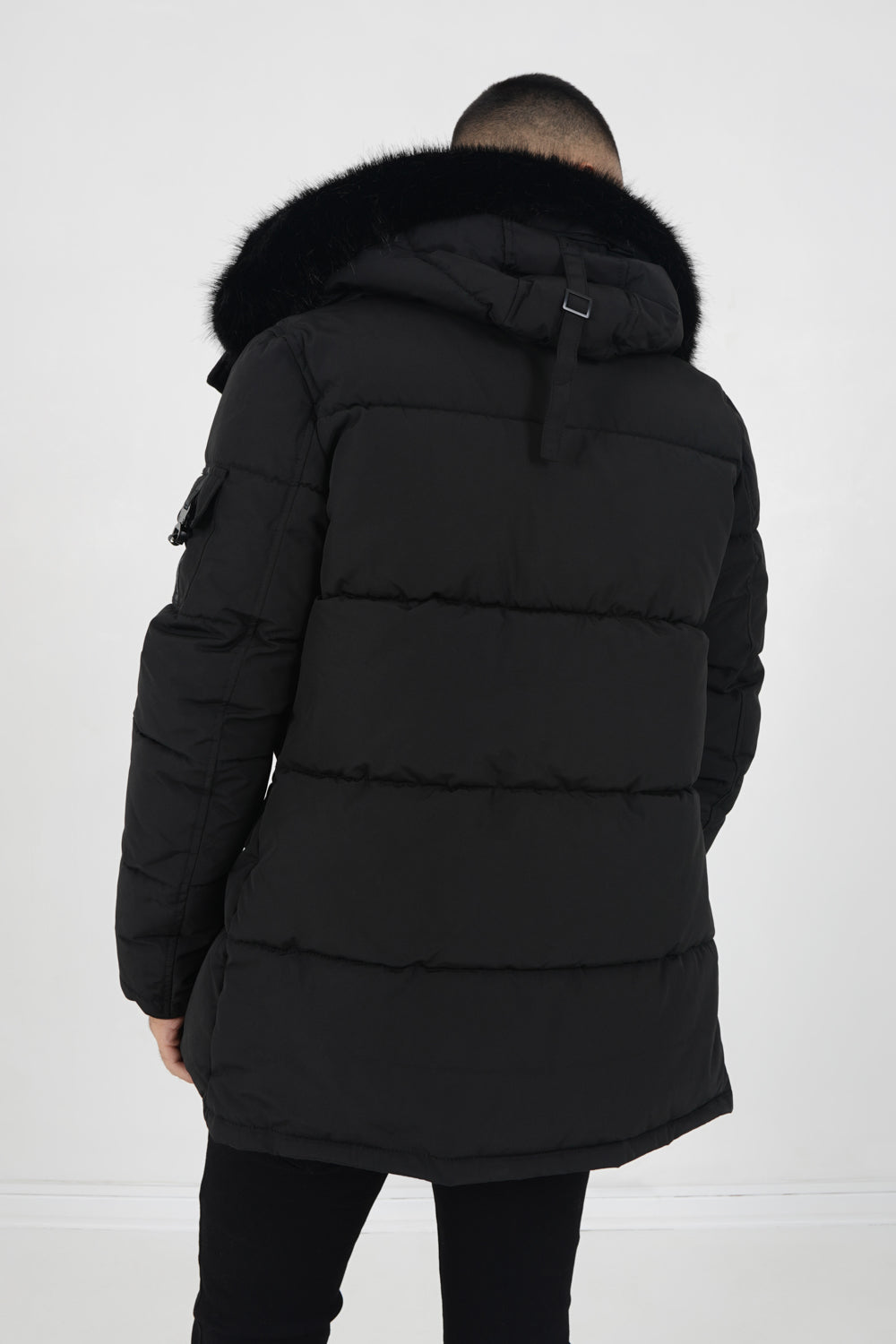 Sixth June - Parka fourrure déperlante Noir