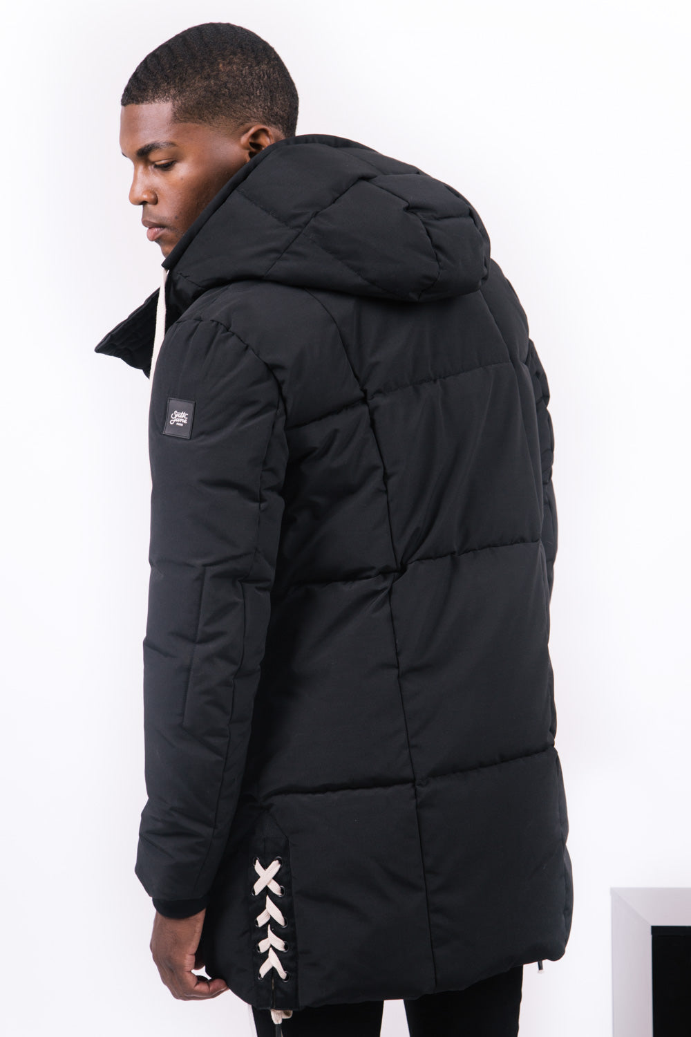 Sixth June - Parka matelassée lacets noir