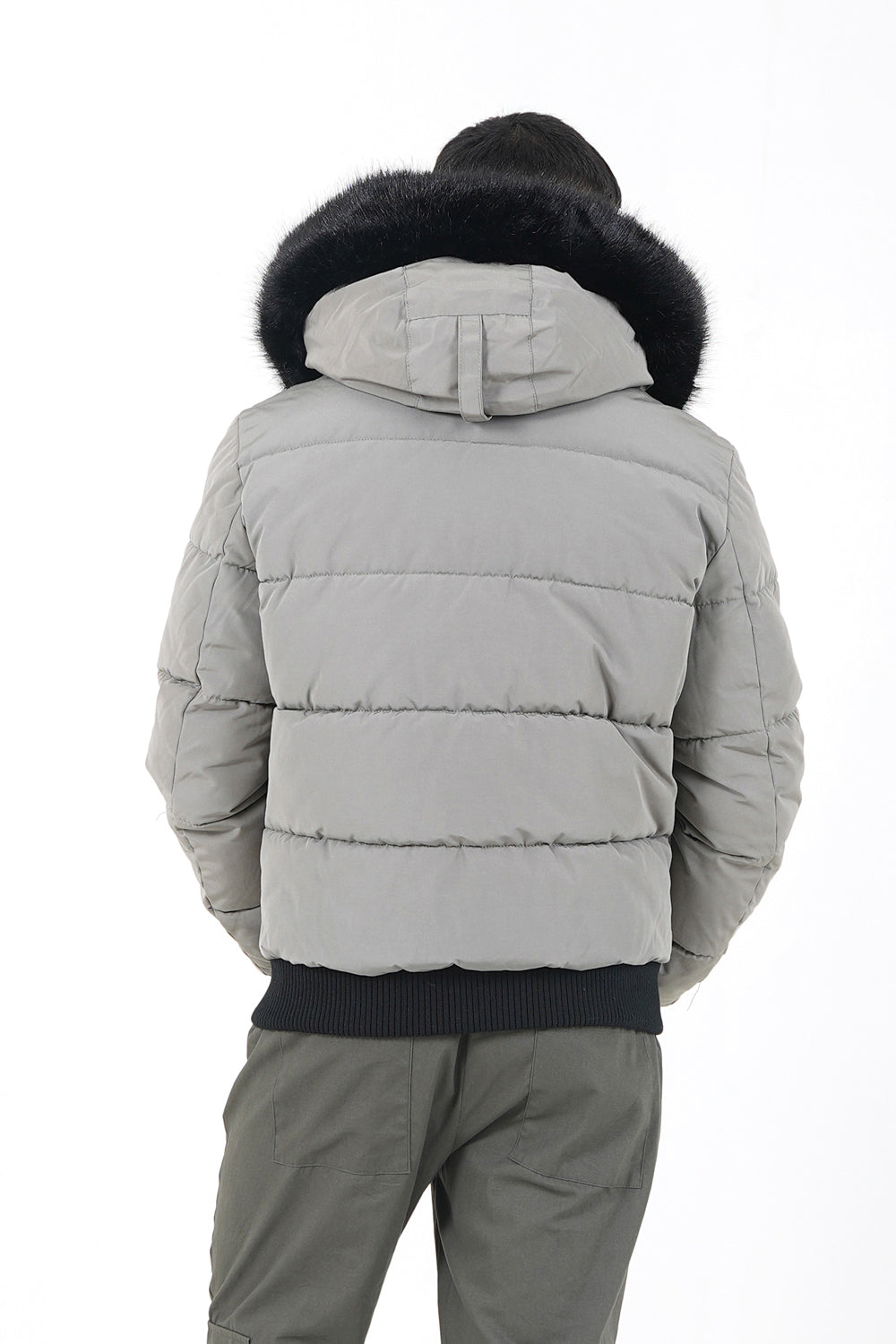 Sixth June - Doudoune courte fourrure doublure Vert clair