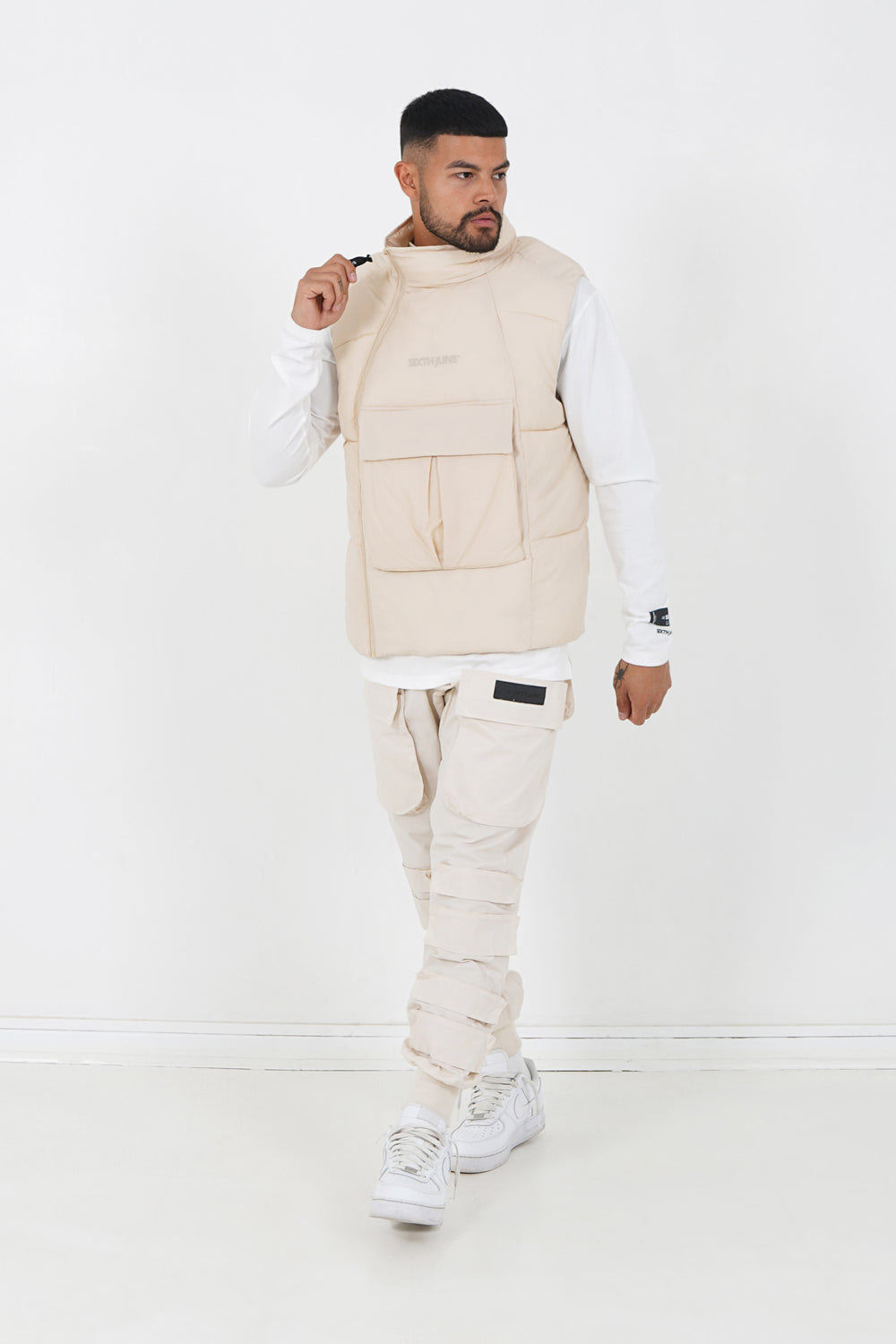 Sixth June - Doudoune sans manches légère tactique Beige