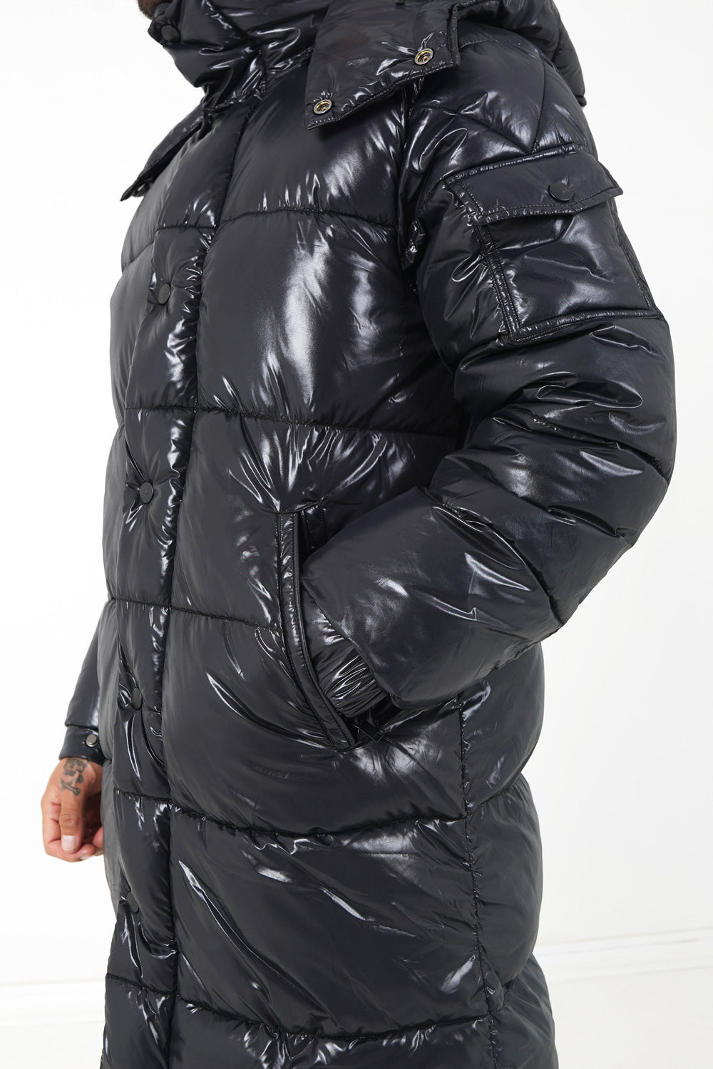 Sixth June - Doudoune longue matelassée Noir