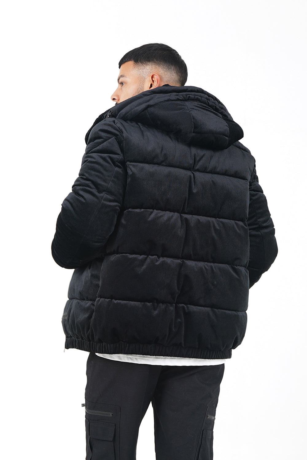 Sixth June - Doudoune matelassée velours Noir