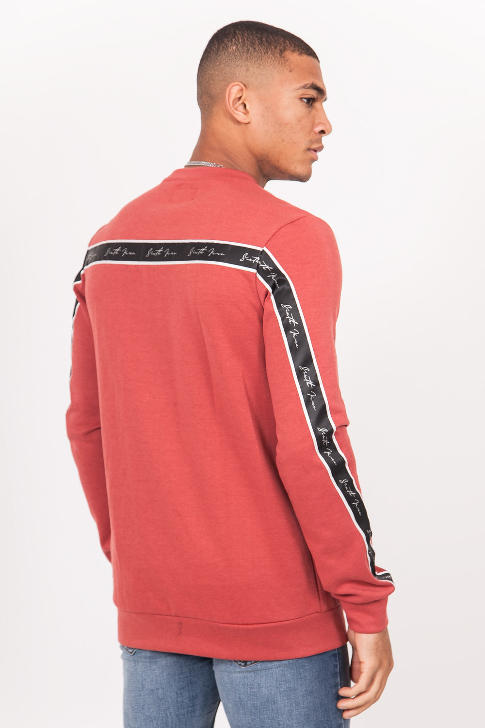 Sixth June - Sweatshirt bande dos rouge