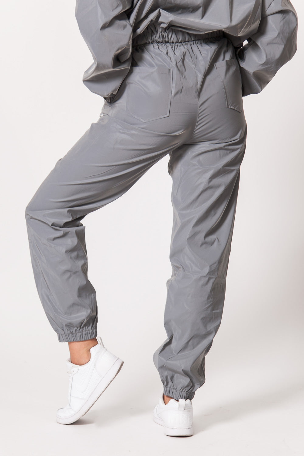 Sixth June - Jogging réfléchissant logo gris clair