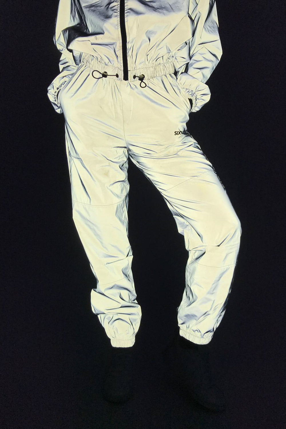 Sixth June - Jogging réfléchissant logo gris clair