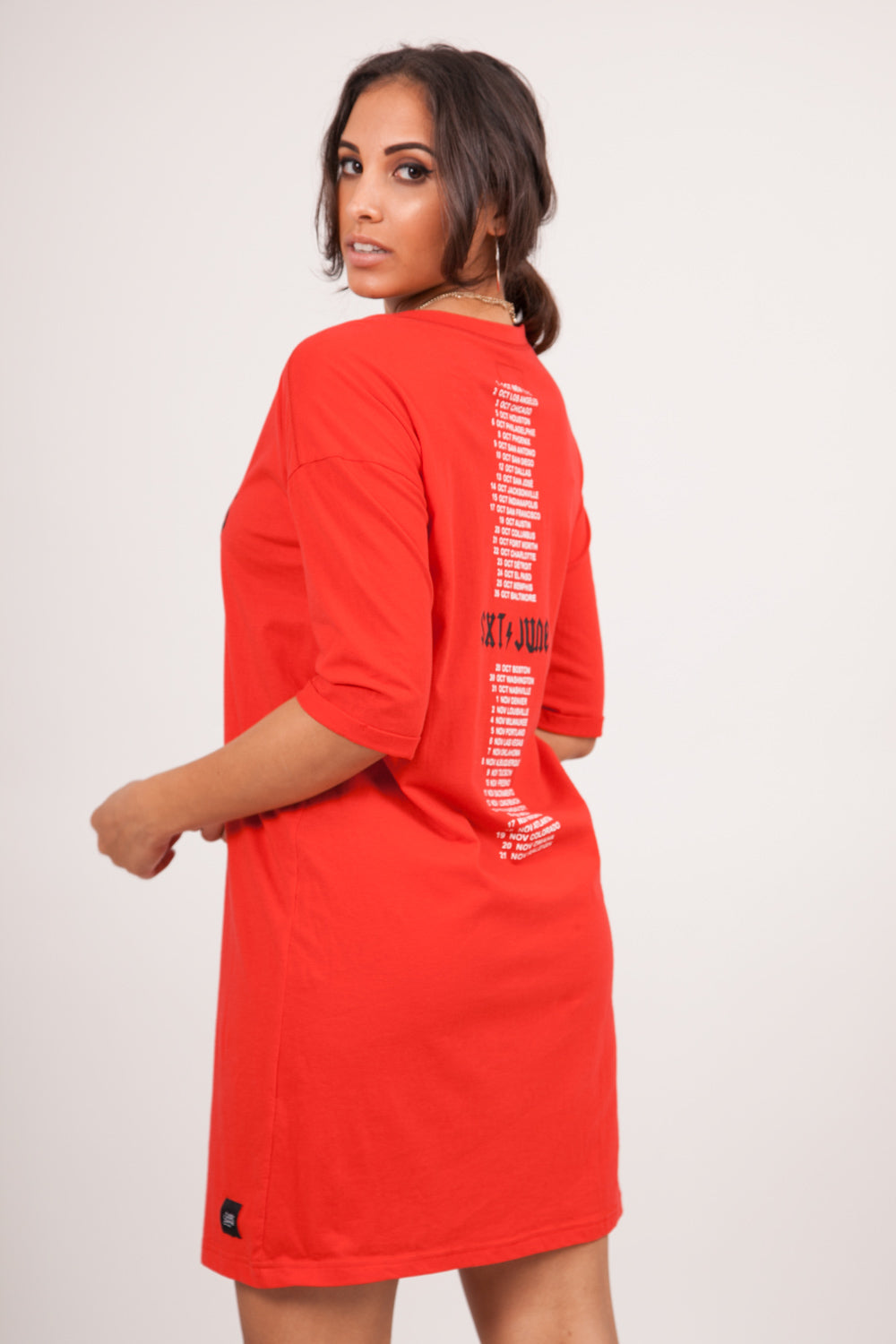 Sixth June - Robe t-shirt Monsters Tour rouge