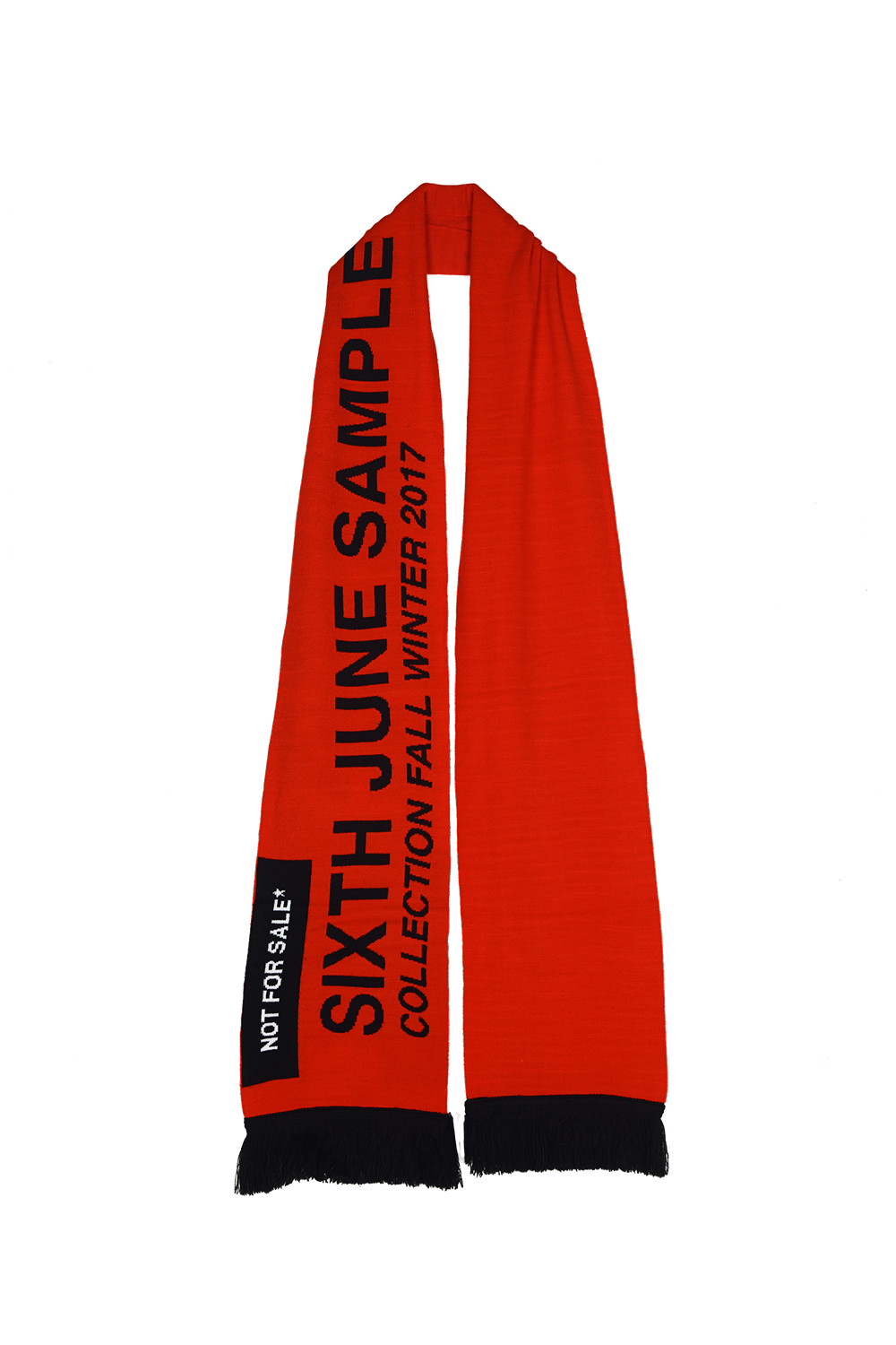 Sixth June - Echarpe oversize Fall Winter 2017 rouge