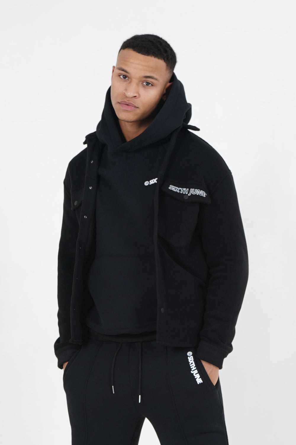 Sixth June - Chemise polaire logo arrière brodé Noir